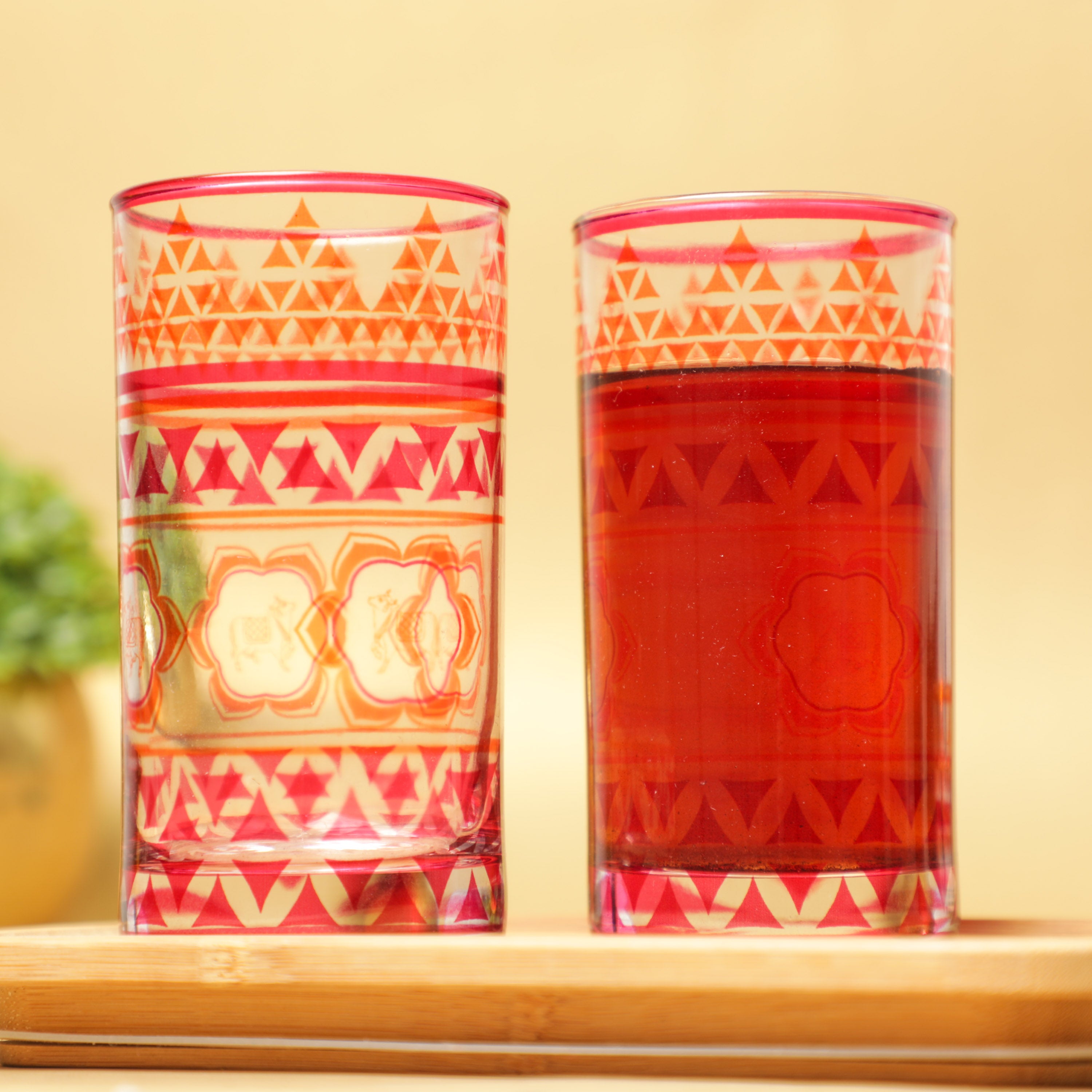 drinking water glasses